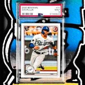 Gavin Lux 2020 Bowman No 71 PSA 9 RC MLB Los Angeles Dodgers